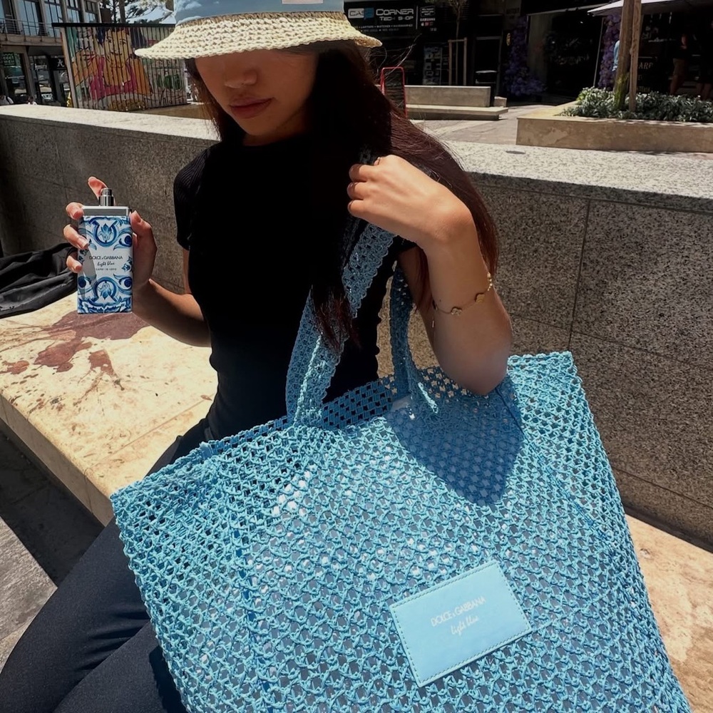 Dolce & Gabbana Light Blue Hobo Bag